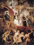 Peter Paul Rubens The Landing of Marie de'Medici at Marseilles oil painting reproduction